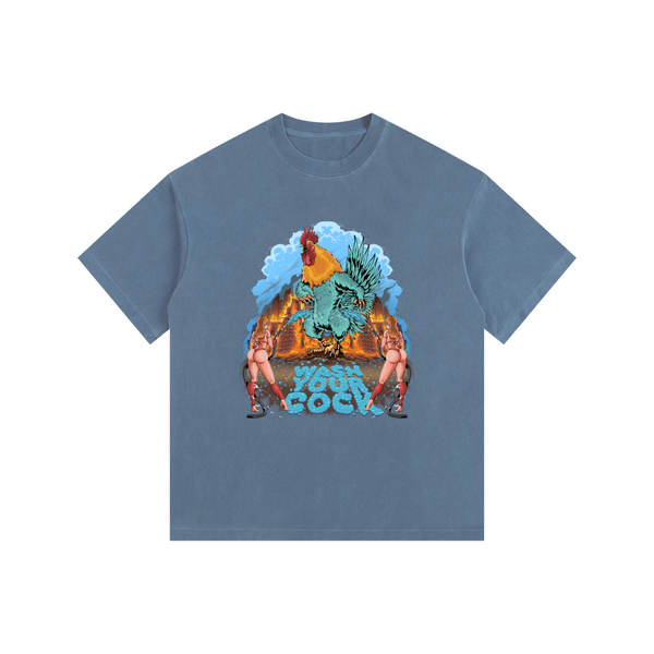 Vintage Washed Oversized Cotton T-Shirt