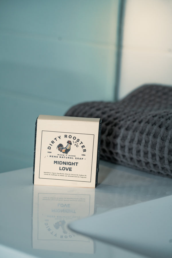Midnight Love Natural Soap, Front Label