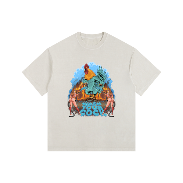 Vintage Washed Oversized Cotton T-Shirt