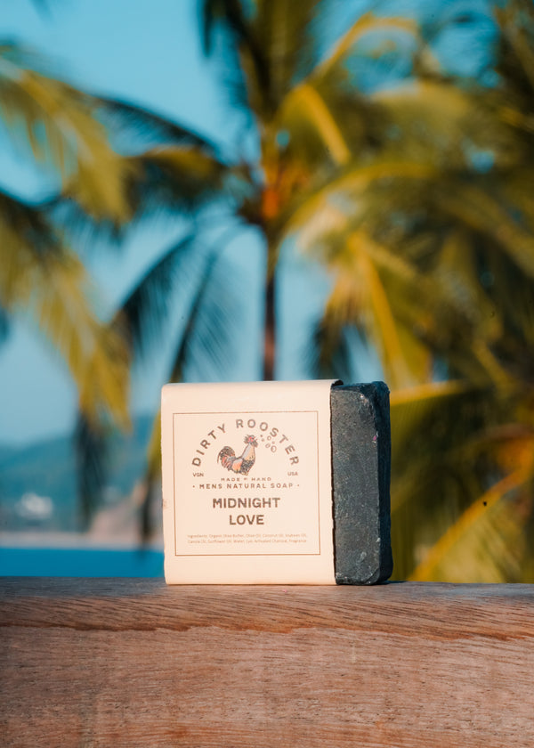 Midnight Love Natural Soap, Front Label