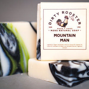 Mountain Man Natural Soap, Front Label