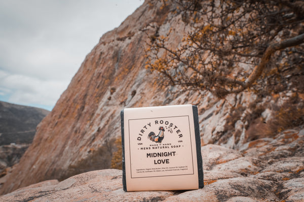 Midnight Love Natural Soap, Front Label